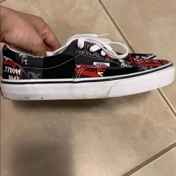 Lace- Up Vans with Design - Picture 2 of 3